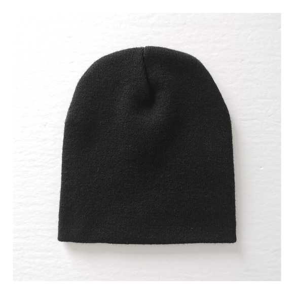 Kalenji Black Knit Beanie Hat Travel Winter - Picture 2 of 2